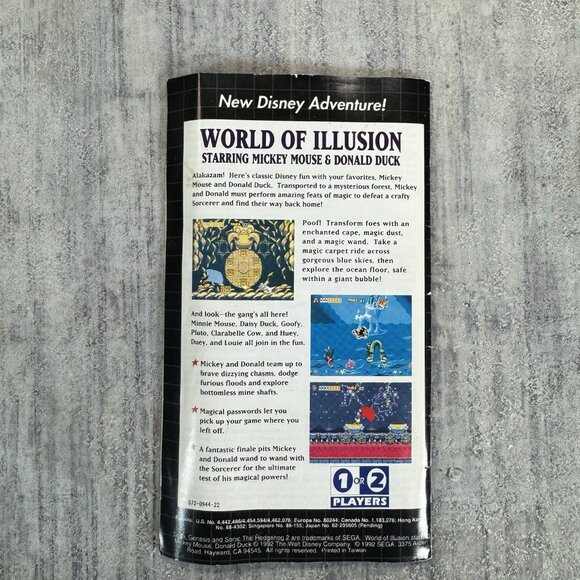 Sonic the Hedgehog 2 (SEGA Genesis, 1992) CIB Complete w/ Manual Not For Resale - Picture 6 of 9